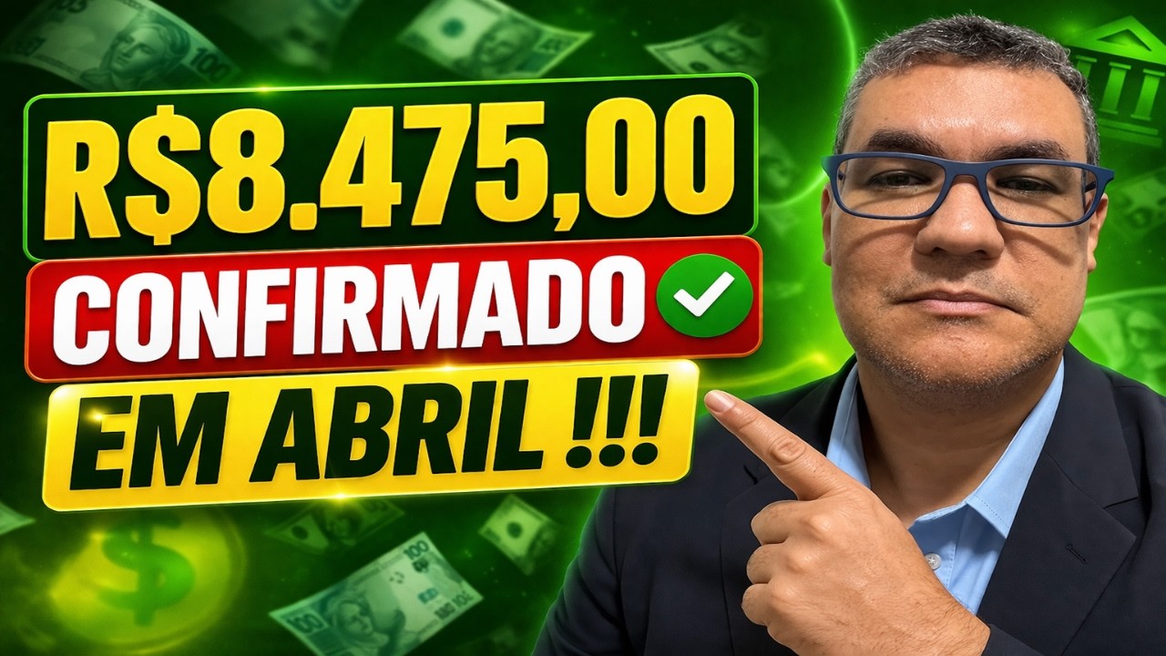 🚨 INSS LIBERA: R$ 8.475 EXTRA em ABRIL: 3 BENEF&Iacute;CIOS CONFIRMADOS que POUCOS SABEM!