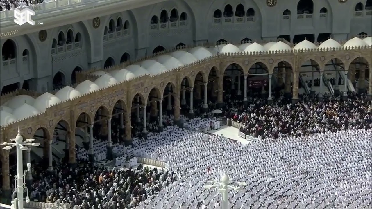 صلاة الجمعة من المسجد الحرام بمكة المكرمة للشيخ صالح بن حميد 18 شعبان 1447هـ