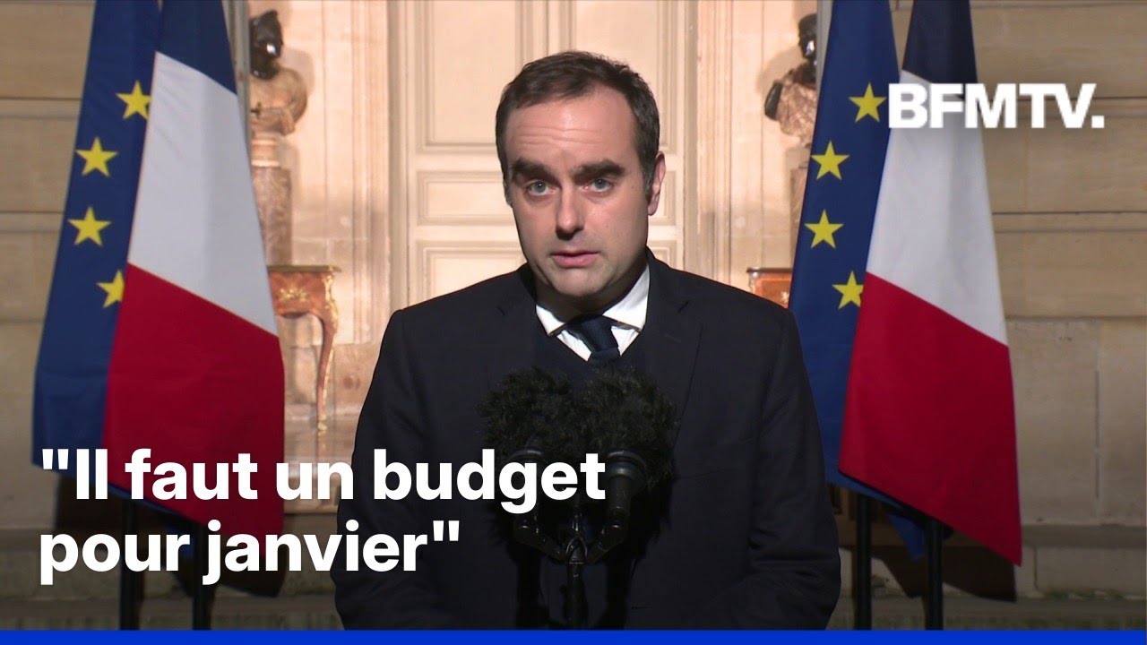 Budget, loi sp&eacute;ciale...L'allocution de S&eacute;bastien Lecornu en int&eacute;gralit&eacute;