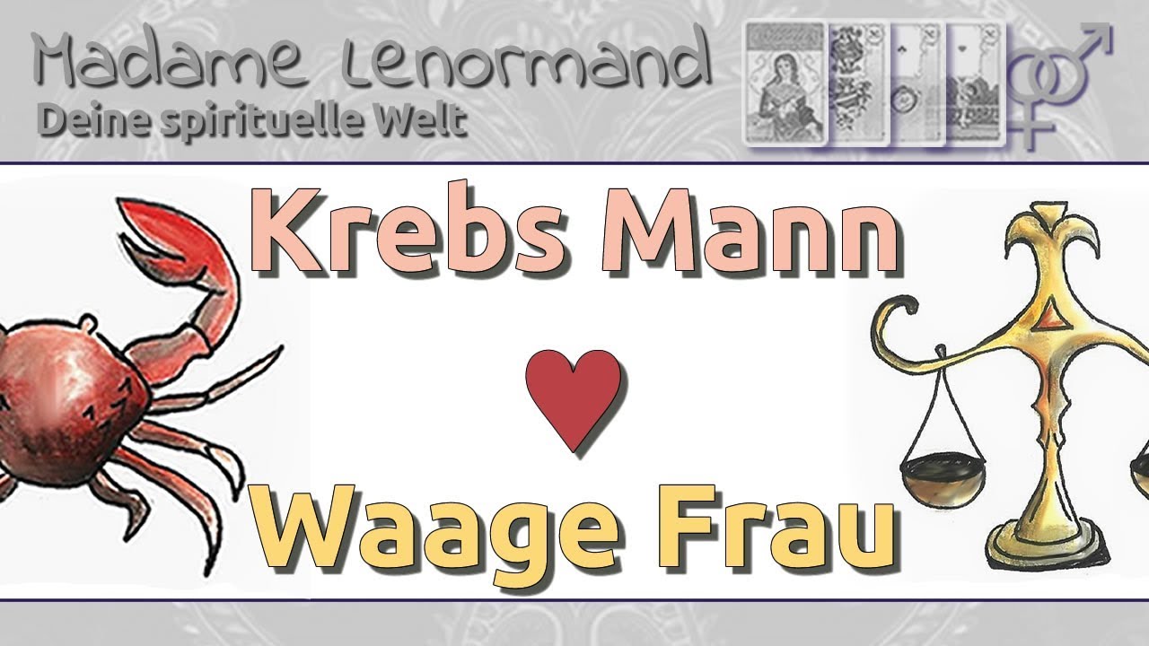 Krebs Mann & Waage Frau: Liebe und Partnerschaft