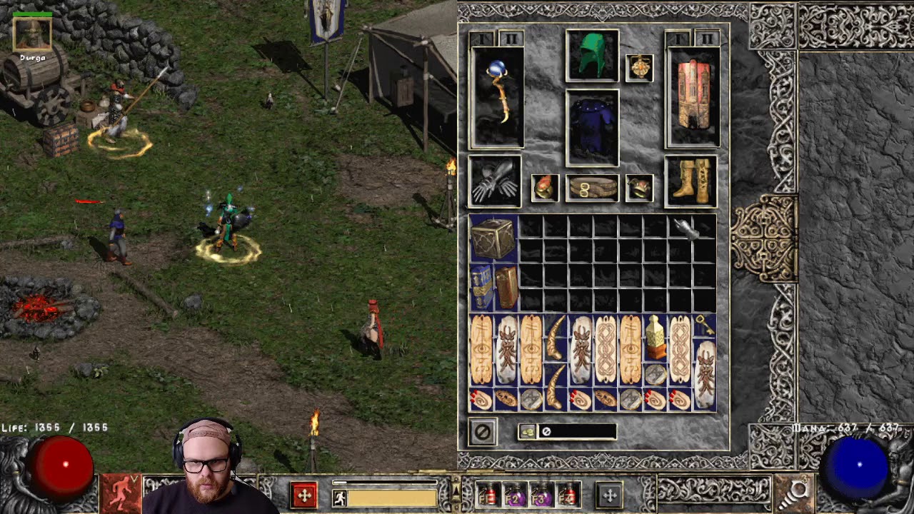 Project Diablo 2 (PD2) - Insane Sorc Solo Self Found Gear after day 2