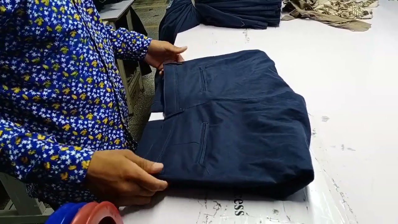 clockwise checking method of chaino pant at final