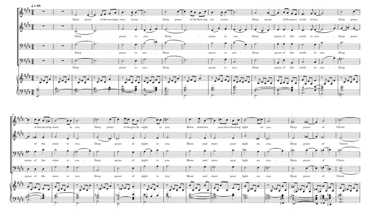 A Gaelic Blessing - #Alto