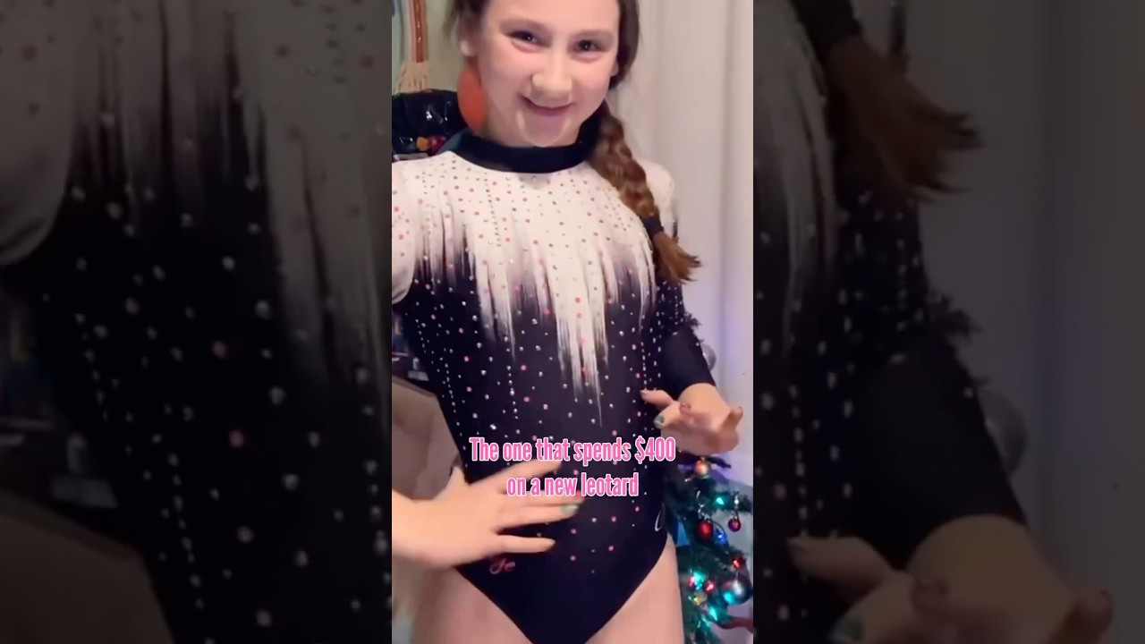 The one that spends $400 on a new Gymnastics Leotard... 🎁😂#gymnast #gymnastics #leotard