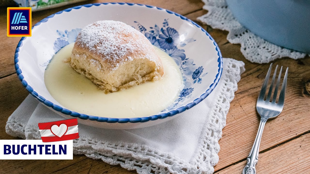 Buchteln | &Ouml;sterreichischer Dessert-Klassiker mit Vanillesauce