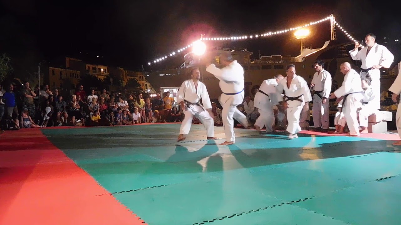 Esibizione Judo Show all'isola del Giglio