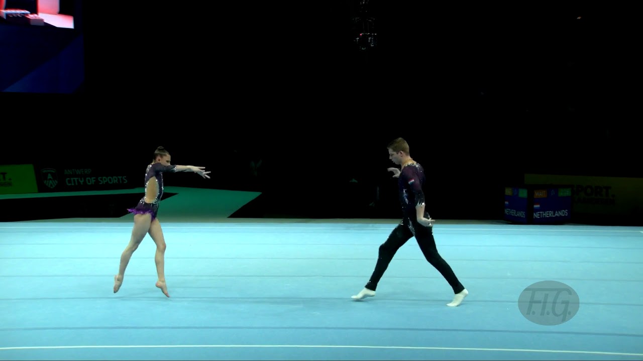 Netherlands 1 (NED) - 2018 Acrobatic Worlds, Antwerpen (BEL) - Combined  Mixed Pair