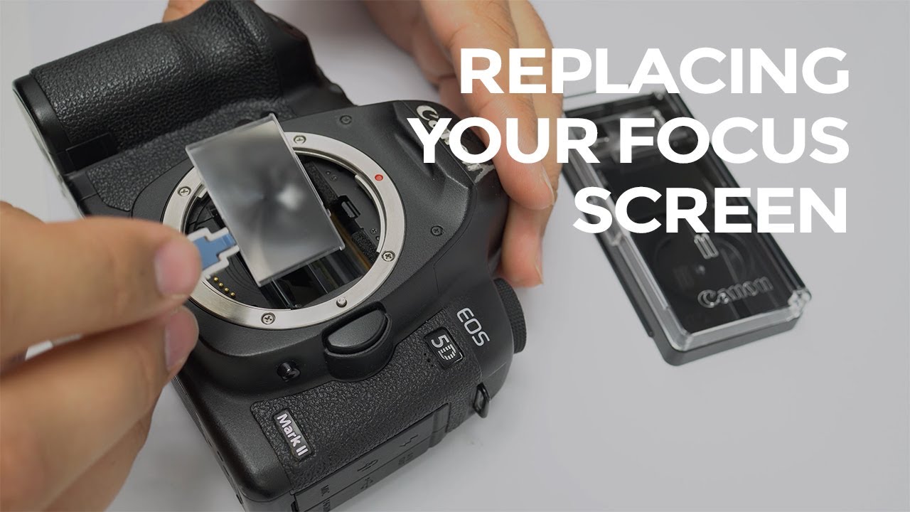 How to replace your Canon 5D Mark II Focus Screen