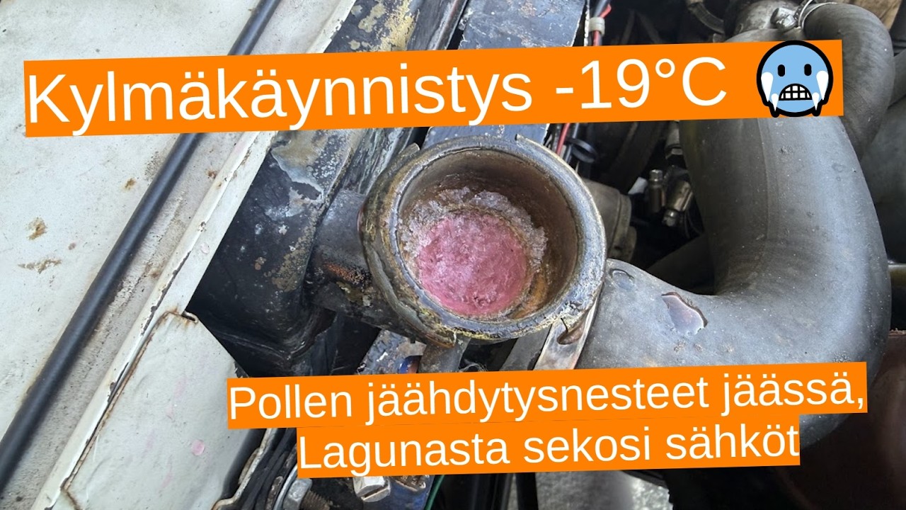Kylmäkäynnistysvideo: Huono idea!