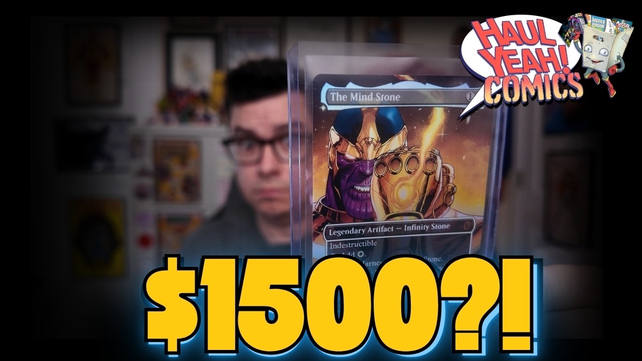 Я вытащил безрамочный Камень Разума! 🤯 | Популярная карта из набора MTG Marvel. Что теперь?! #mag...