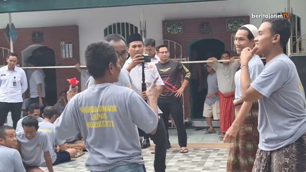 Mengintip Ramadan di Lapas Mojokerto, Warga Binaan Ngabuburit dengan Bazar dan Pengajian