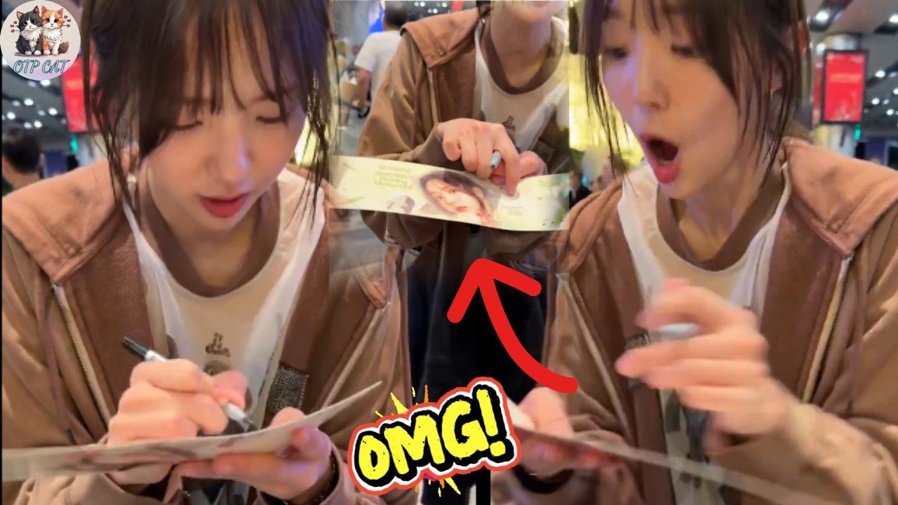 Chae Soo-bin’s Adorable Apology After Signing a Banner Upside Down Melts Hearts at Da Nang Airport