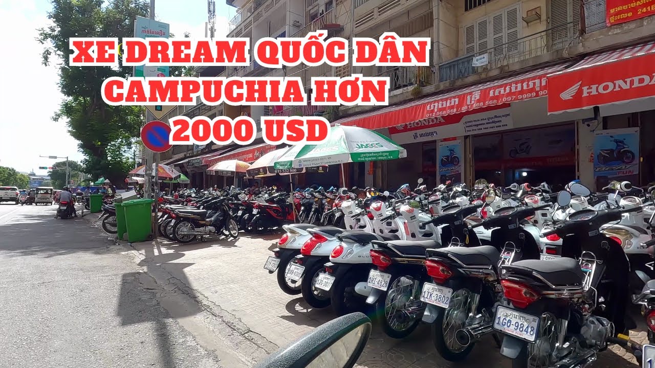 Khám phá khu chợ xe máy mới ở Phnom Penh Campuchia
