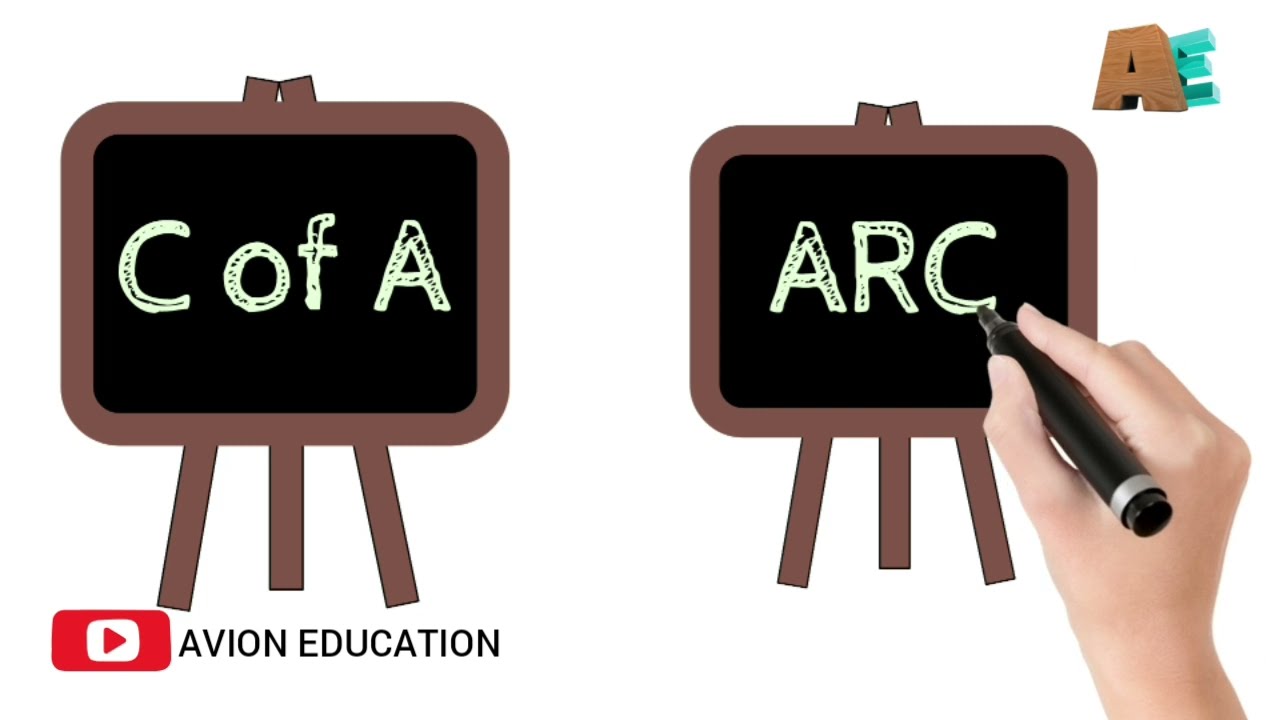 ARC V/S C of A | car section 2 | dgca module 10 | #avioneducation