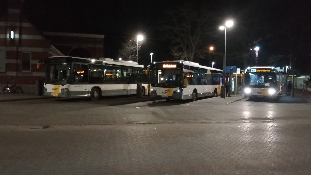 Het bus en trein vervoer in Turnhout 09-02-2022
