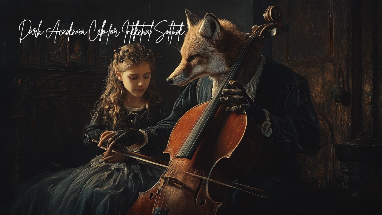 Chamber of Solitude 🕯️ Dark Academia Cello Radio for Deep Focus & Solitude [24/7 Live]