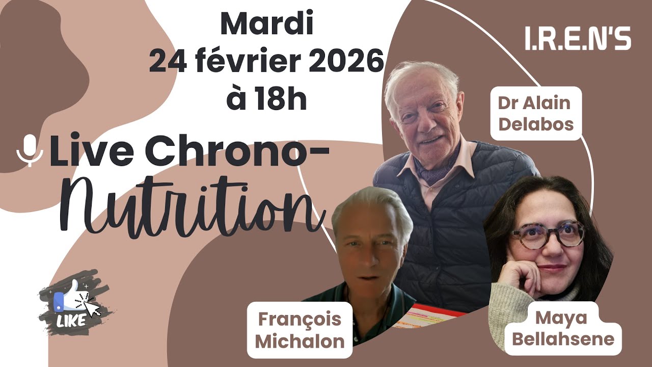 La chrono-nutrition --- notre rendez-vous en live avec le Dr Delabos !