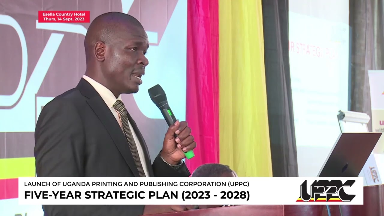 @UPPC-Ug MD, Prof. Sudi Nangoli at the 5 year strategic plan launch.