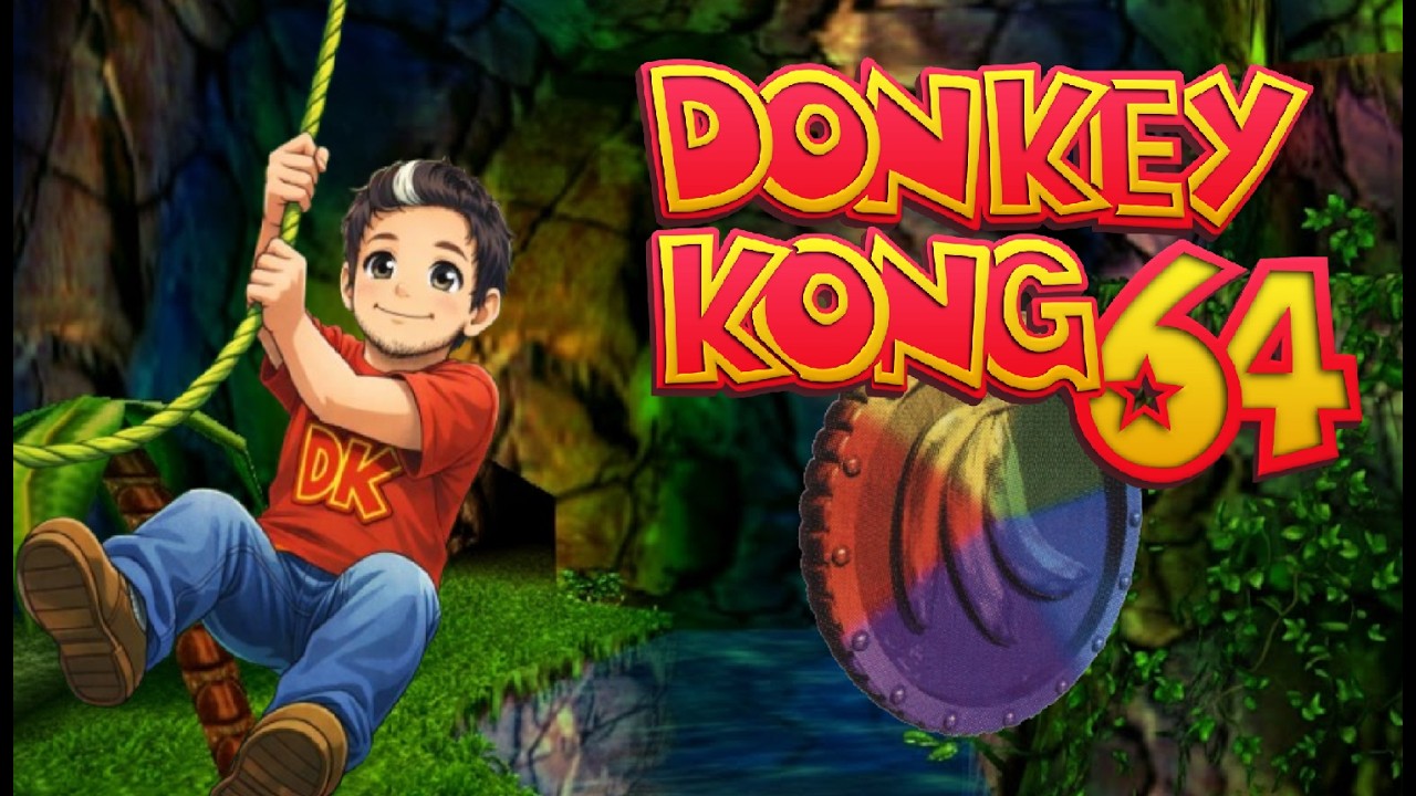 PRIMEIRA VEZ ZERANDO DONKEY KONG 64 - 101% #1