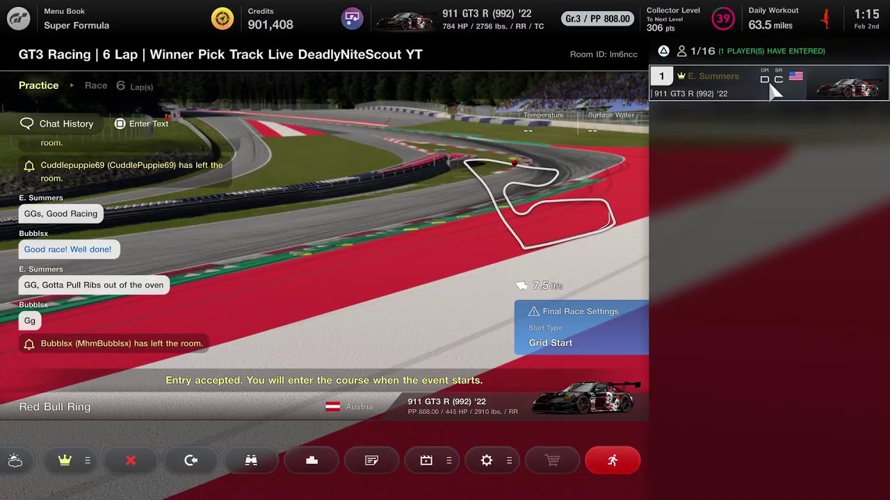 GT3 Racing | Winner chooses track | Team: SKAL Racing |