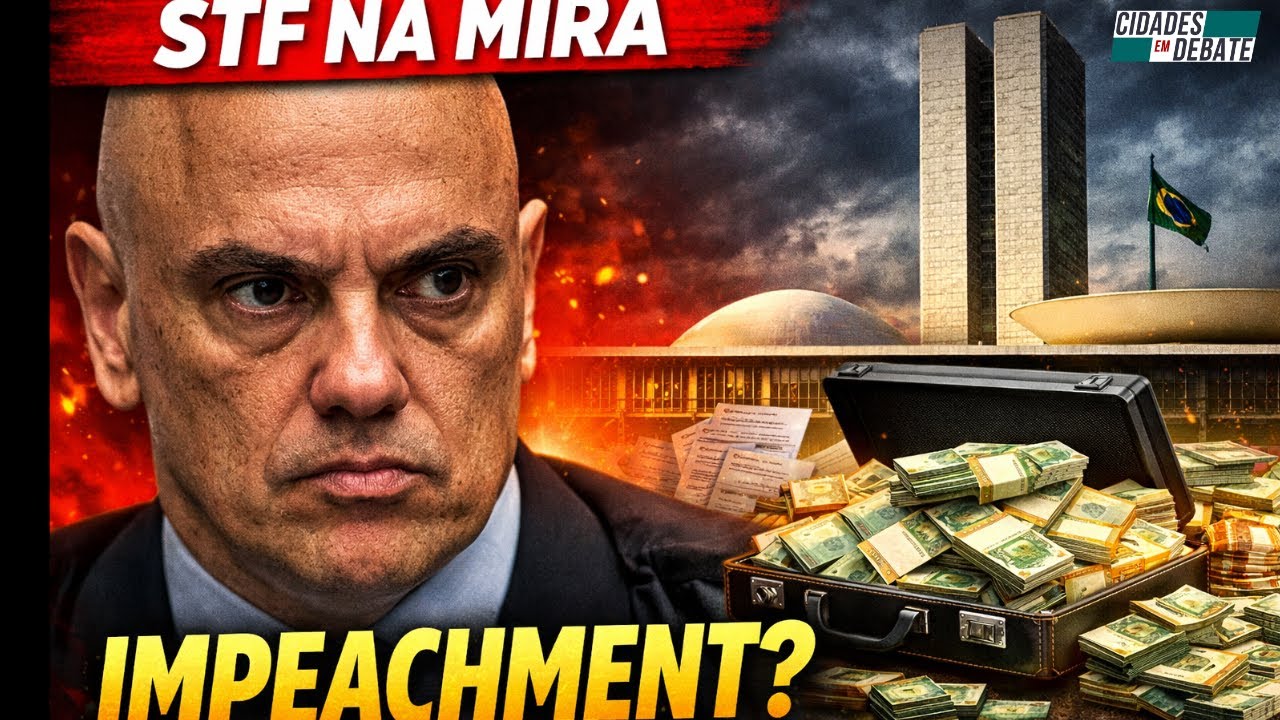 “CRISE NO STF: Pedido de impeachment contra Moraes explode no Senado CPI pode investigar ministros”