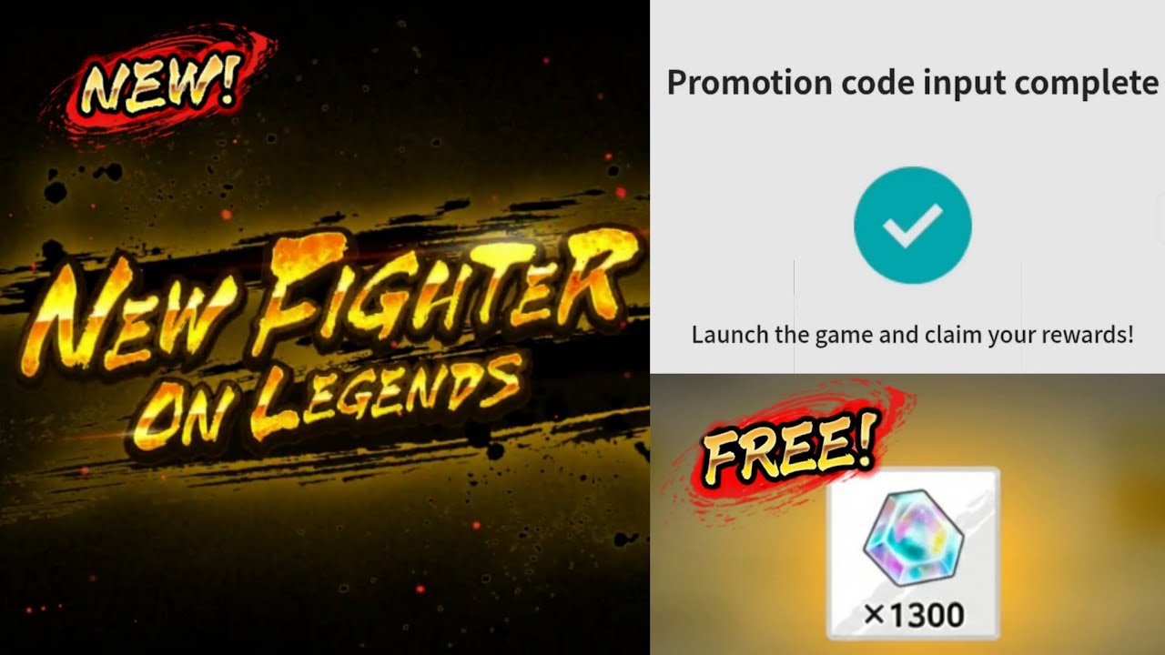 FREE 1300 Crystals,Promo Code,NEW Character & Major Update!!!-Dragon Ball Legends 