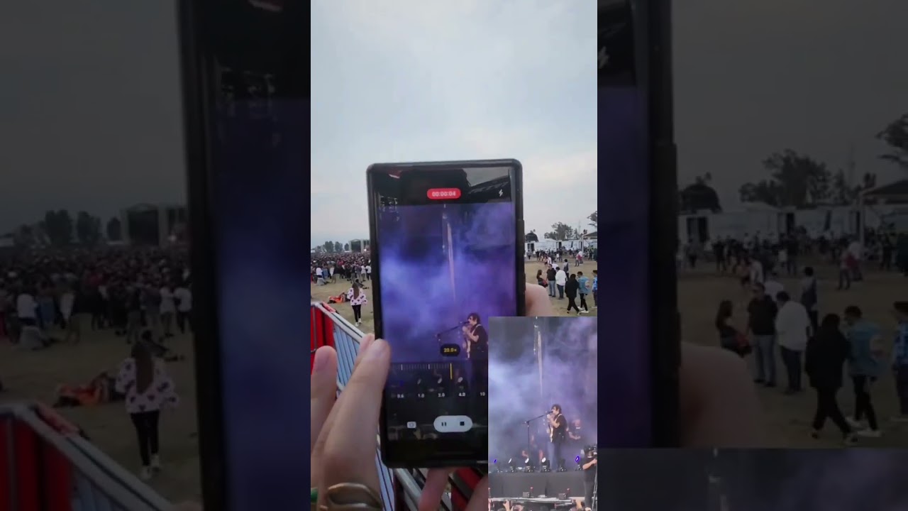 El zoom del Galaxy S22 Ultra, La mejor herramienta para conciertos 🔥 #samsungmexico #Amelievonb