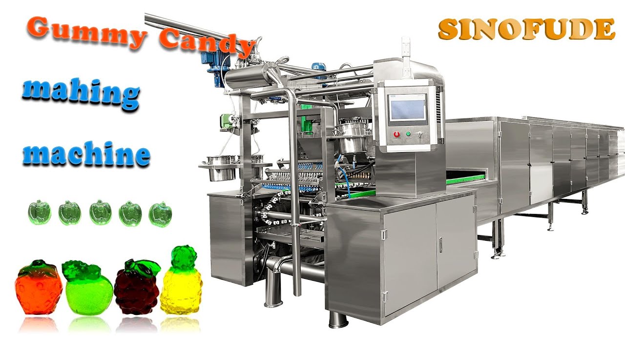 [Two colors candy machine] 80KG/H Automatic Gummy Soft Candy Equipment Two Colors L&R |2022|