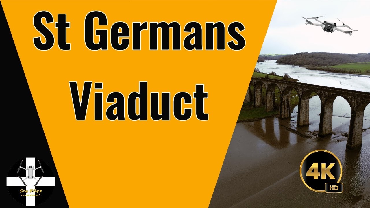 Aerial footage of St Germans Viaduct, Cornwall!