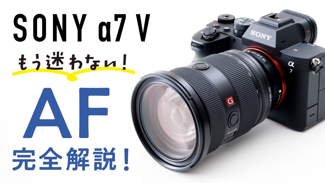 【初心者でもわかる】ソニーα7 VのAF設定を基礎から完全解説