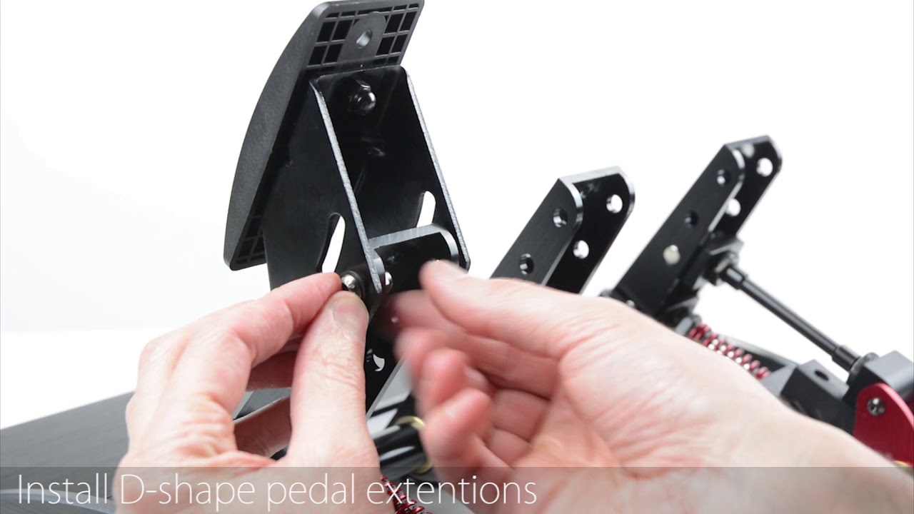 How to install Fanatec D-Shape CS Pedals V3