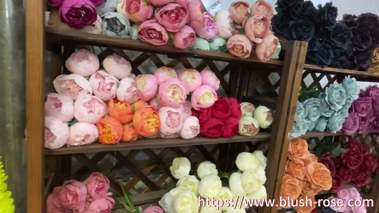 artificial roses flowers bulk wholesale China