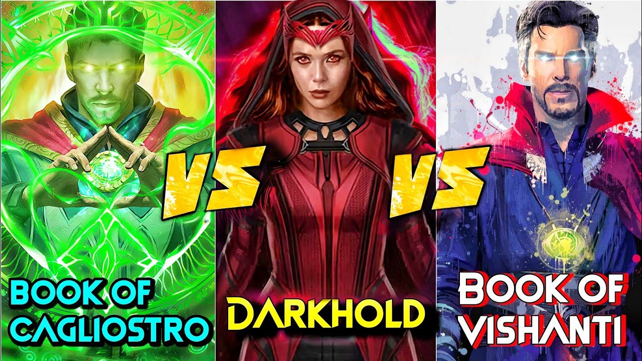 Book of vishanti vs Darkhold vs Book of caglistro Explained in hindi (SUPERBATTLE)