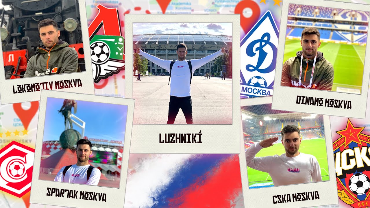 ¡VISITO TODOS LOS ESTADIOS DE MOSCÚ!