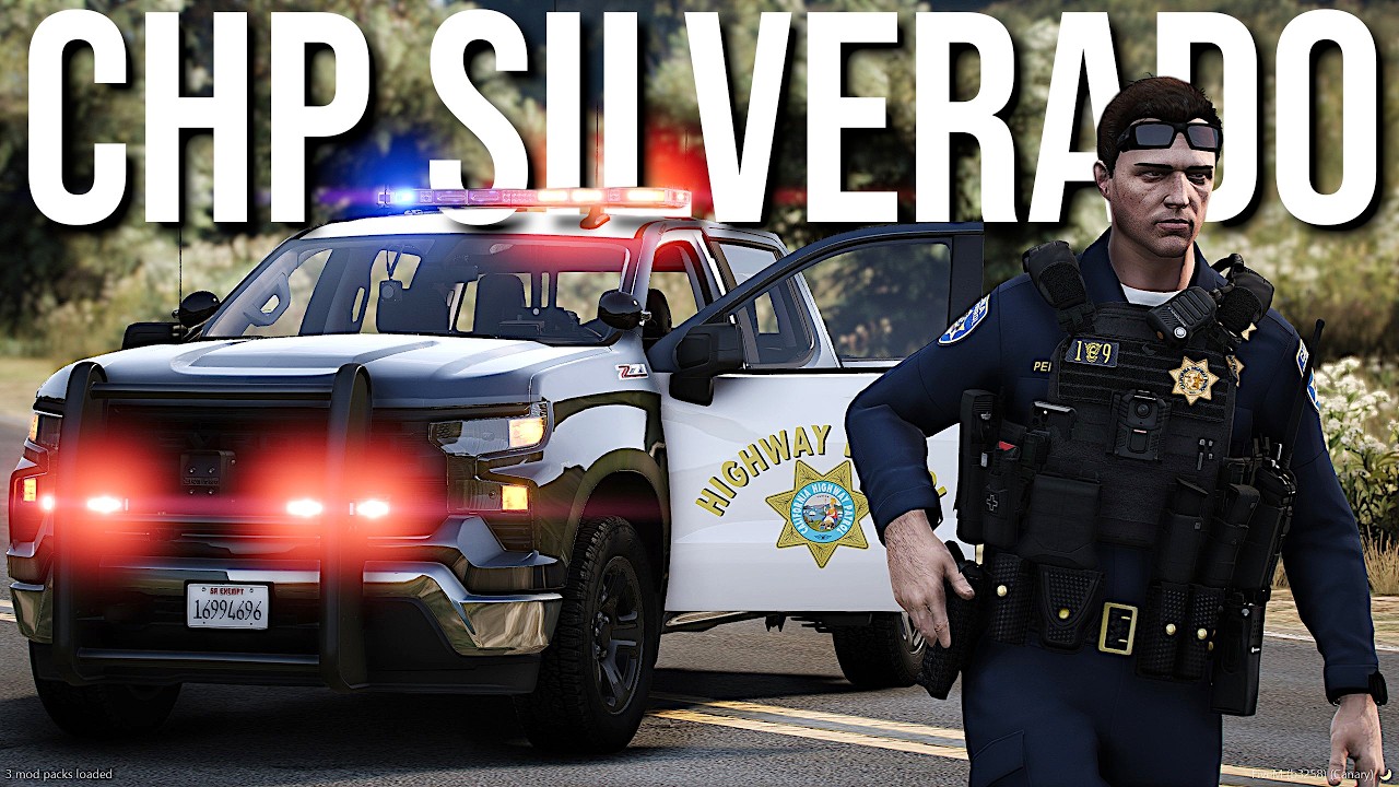 New Silverado SMPV! CHP Patrol - LA Reality RP