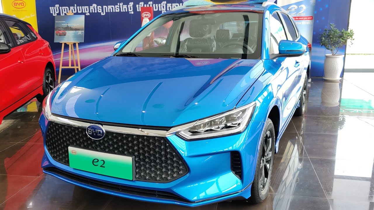 2021 BYD e2 Blue Color - Electric Vehicle | Exterior and Interior Walkaround