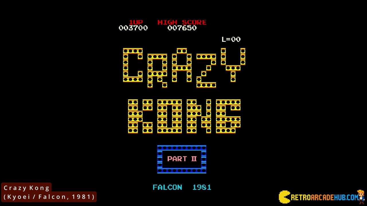 Crazy Kong (Kyoei / Falcon, 1981) for ARCADE