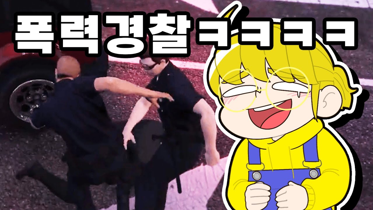 이유가 있으면 경찰이 시민 좀 팰 수도 있지(?)
