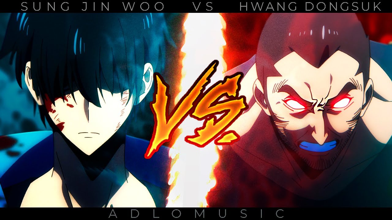 SUNG JIN WOO VS. HWANG DONGSUK RAP | Solo levelling | 2024 | AdloMusic