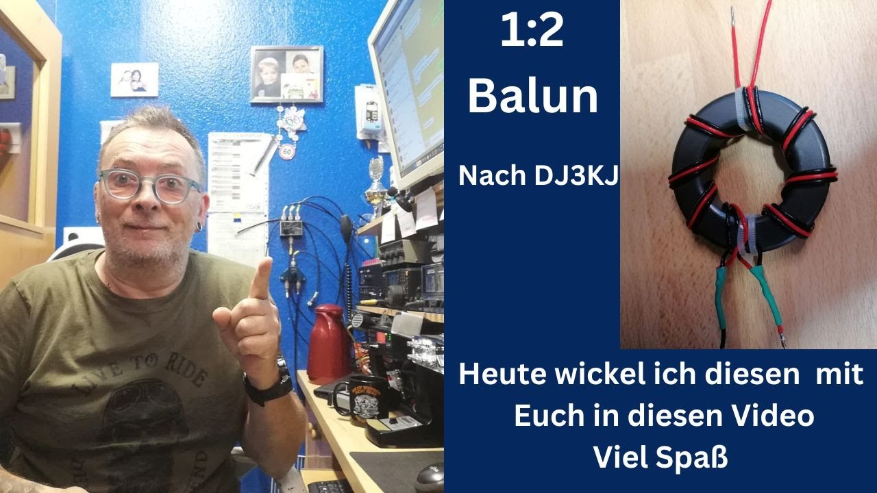 Ich wickle meinen 1. Balun und zwar einen 1:2 Balun nach DJ3KJ vom Robert von Robert Kleine Welt