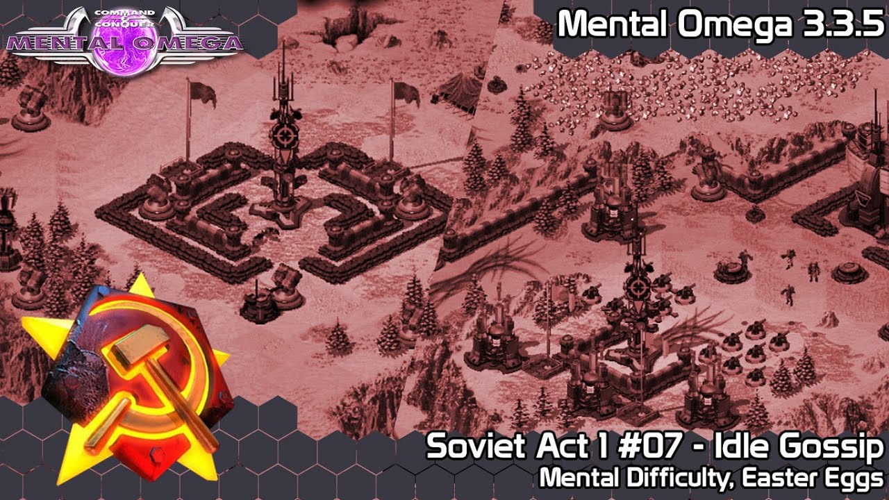 C&C Mental Omega 3.3.5 - Soviet #7 - Idle Gossip on Mental Difficulty