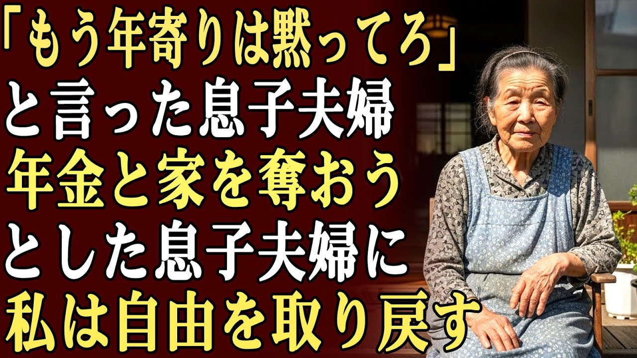 息子と嫁は突然「縁を切る」と言い、私を家から追い出した…その夜、私は静かに家を出て連絡を断ち、新しい人生を歩み始めた。