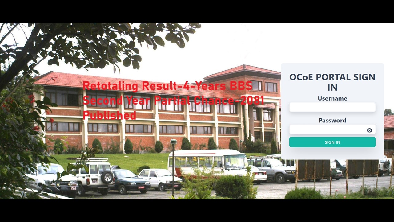 TU Retotaling Result Published -4-Years BBS Second Year Partial Chance-2081