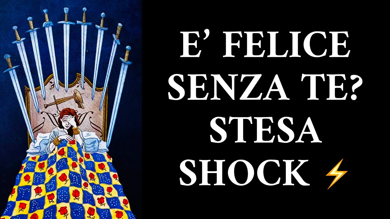 E’FELICE SENZA DI TE? STESA SHOCK ⚡️ #tarot #tarocchi #tarocchi #tarot #tarocchi #tarot #tarocchi 