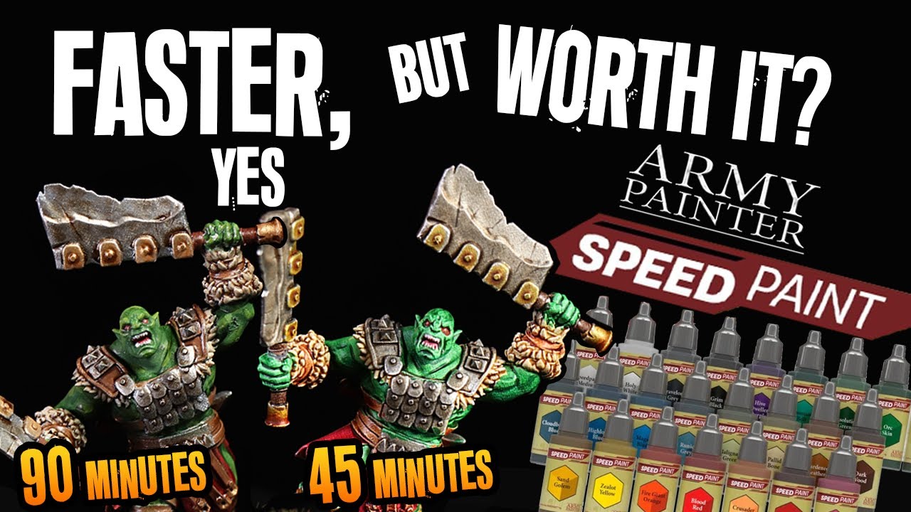 How fast CAN I paint?! 🎨  SpeedPaint from Army Painter