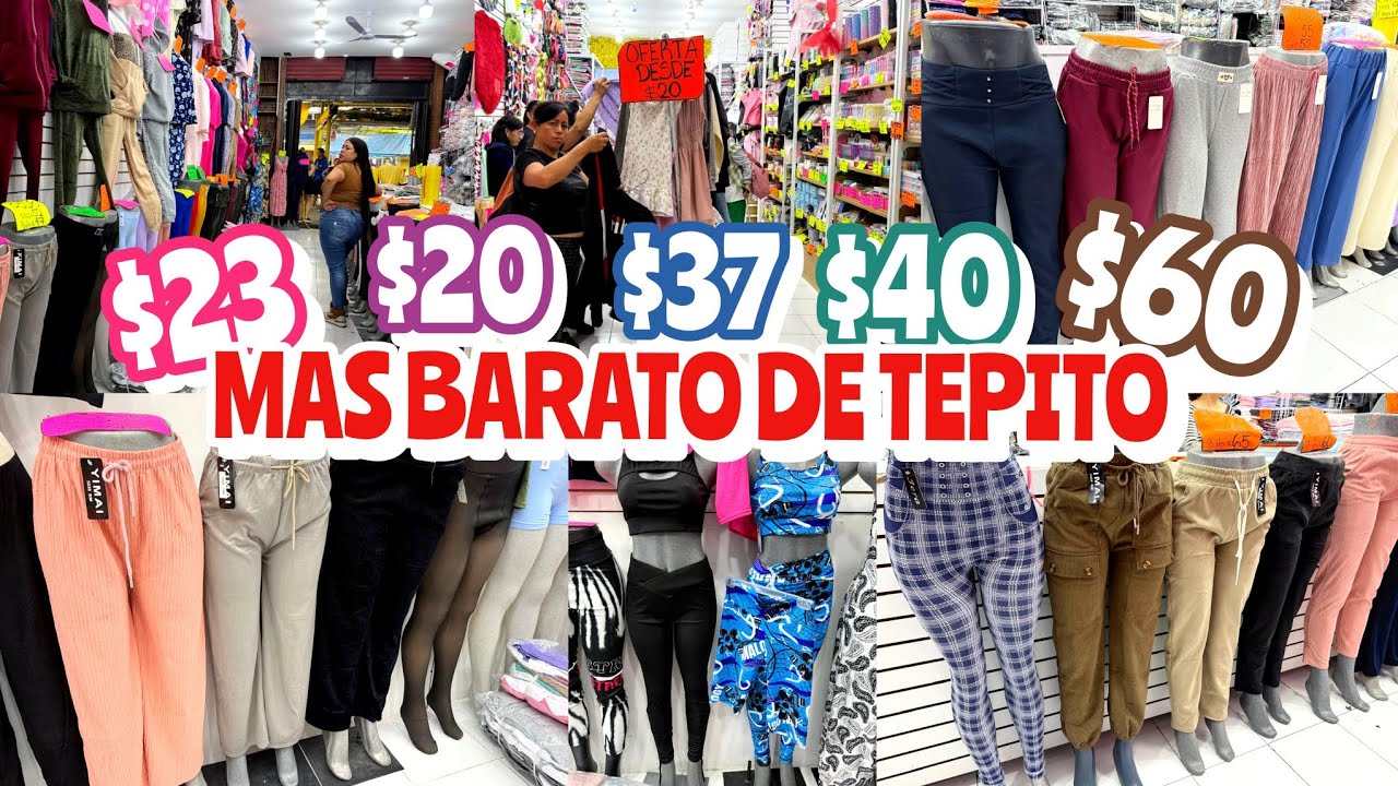 La tienda MAS BARATA de TEPITO 😱 Con PRECIOS BAJOS en Ropa para VENDER 😱 
