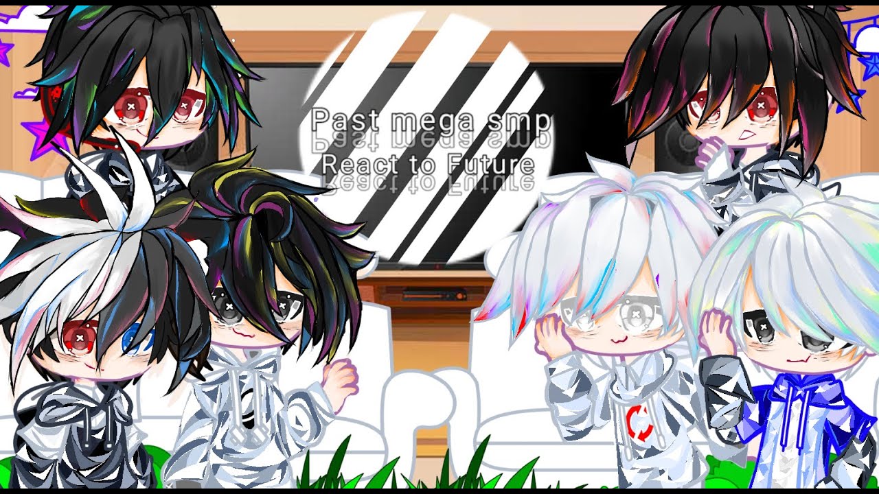 Mega smp react to part 2 || Mega Smp || gacha life by :me