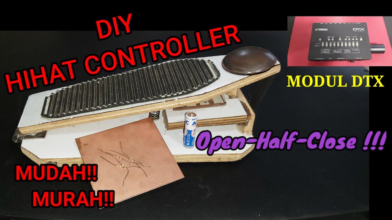 Membuat Hihat Controller Untuk Modul Drum DTX