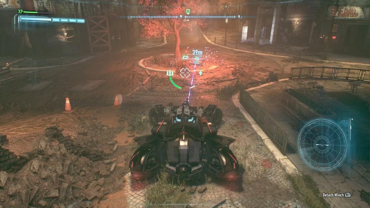 BATMAN: ARKHAM KNIGHT Exposive devices on Founders island Side quest