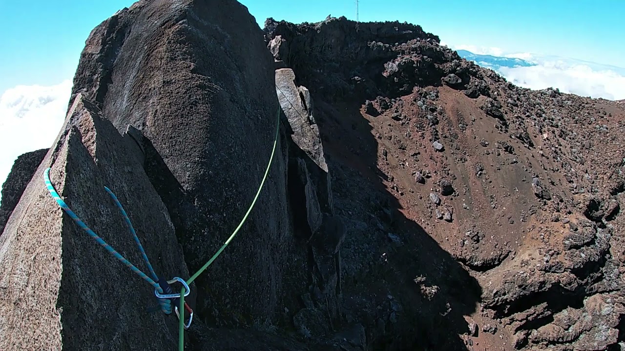 Escalade du Grand Dyke Piton des Neiges Île de la Réunion